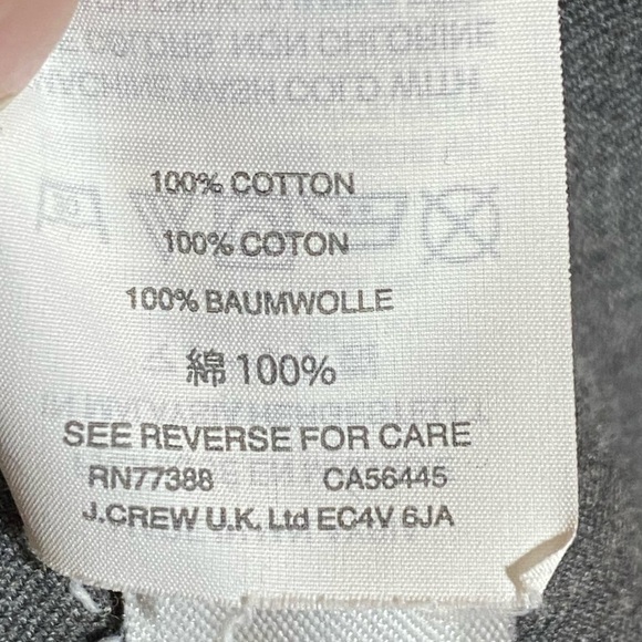 J crew bowery gray dress pants classic fit size 38/32 - Picture 7 of 7